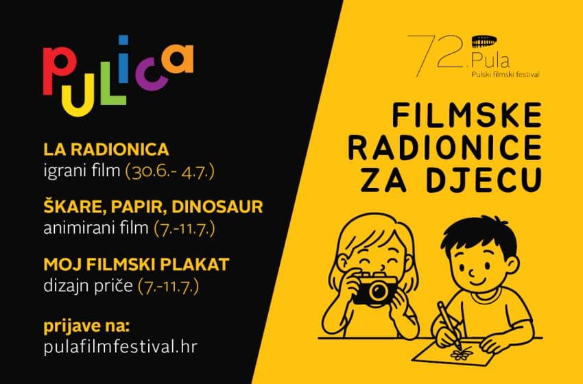  Otvorene su prijave: Na Pulici ove godine čak tri radionice za djecu!